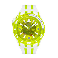 SWATCH Scubaqua Egg Yolk Two Tone Silicone Strap SSCU09J100